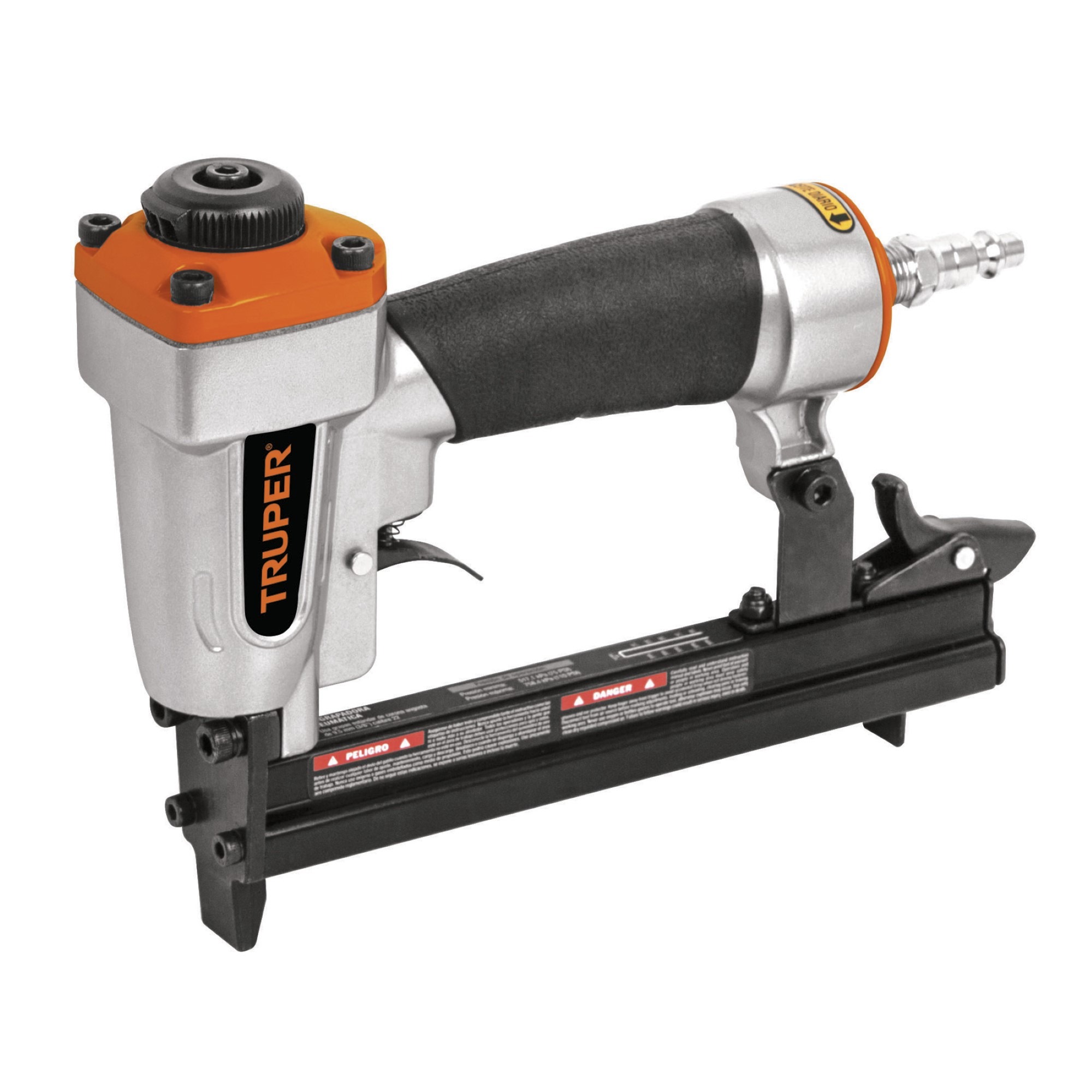 Grapadora Neumática Calibre 22" Y 100 Grapas Incluye Estuche